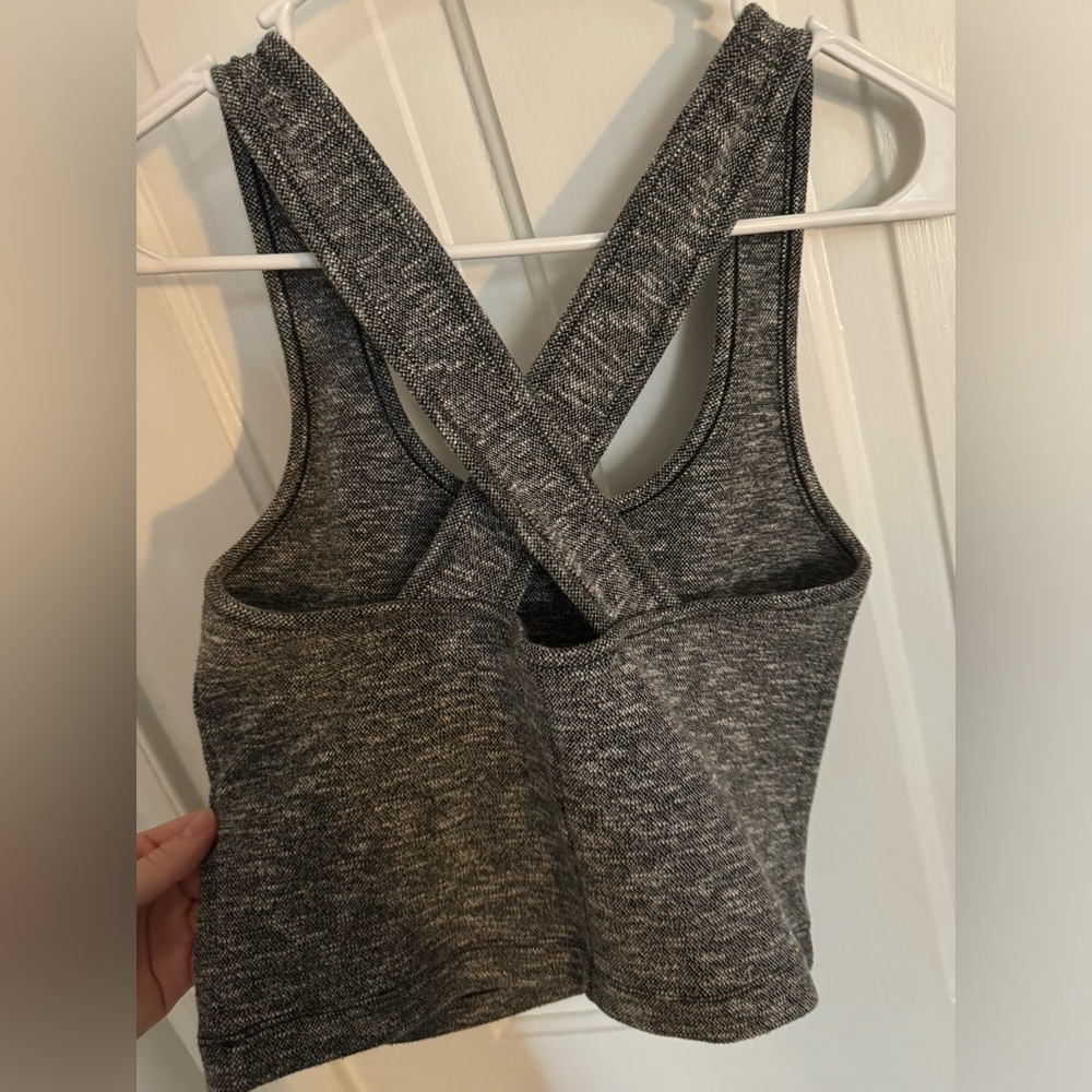 Madewell cross back crop top